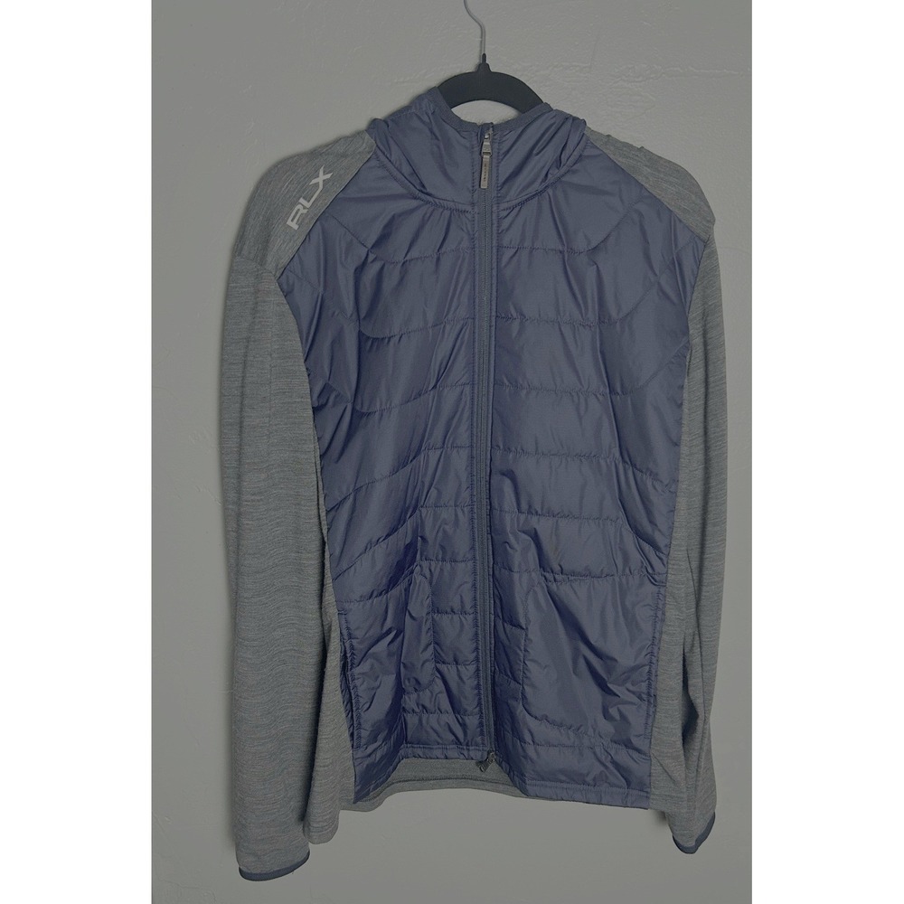 RLX Ralph‎ Lauren Sport Men's Golf Wool Blend Jacket Size L Gorpcore Active Wear